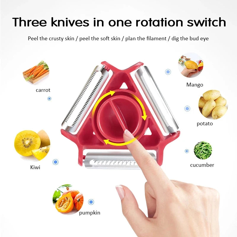 Multi-Function Trio Peeler & Julienne Cutter Set